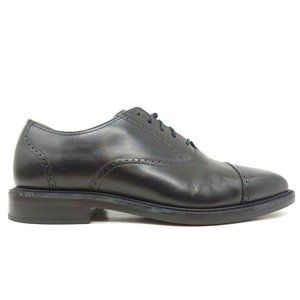 Rockport Black Leather Lace Up Cap Toe Oxfords Shoes Men's 7.5 M